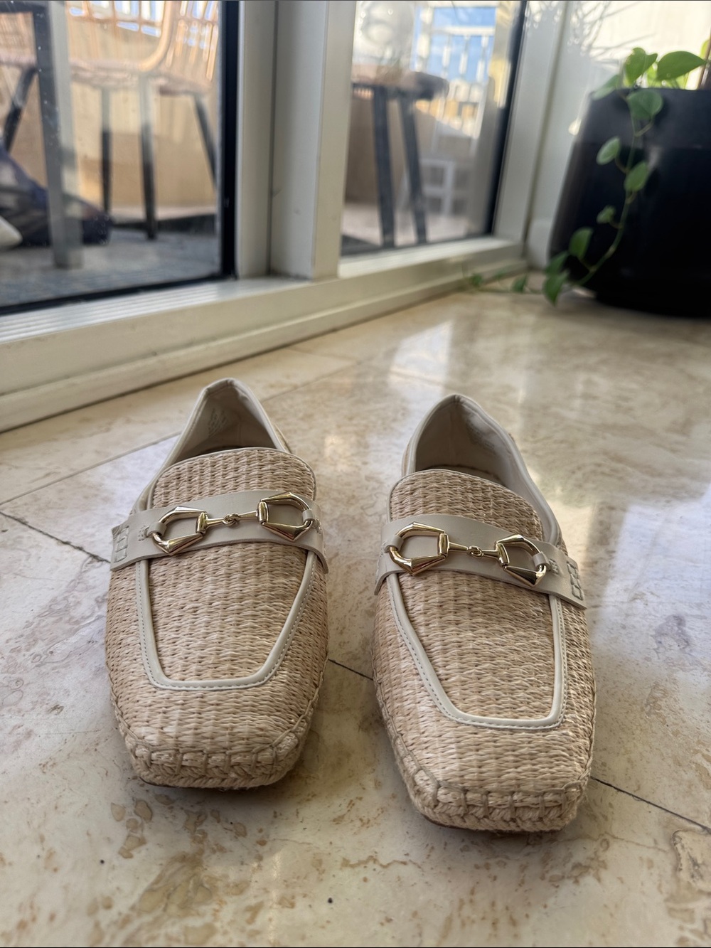 Vince jute dress loafers LIKE NEW